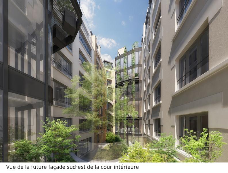 Facade sud est cour interieure 1